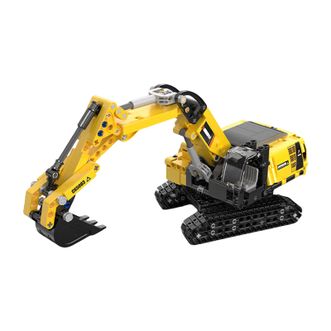 CaDA  儿童拼装积木汽车模型玩具工程系列挖掘机-467颗粒 C65003