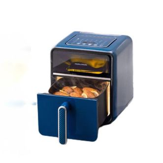 摩飞 /Morphy Richards  空气炸锅 MR8101 多功能智能触屏全自动预约定时MR8101 【轻奢蓝】蒸汽嫩烤 4L