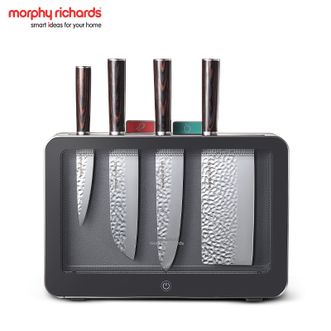 摩飞 /Morphy Richards  刀具砧板消毒机家用刀具消毒烘干器刀架菜板砧板一体收纳厨房刀具菜板消毒器刀具砧板套装