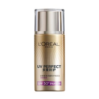 欧莱雅（LOREAL）多重防护隔离露美颜柔紫SPF50+ PA++++防晒霜