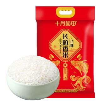 十月稻田  年年有鱼-辽河长粒香10kg