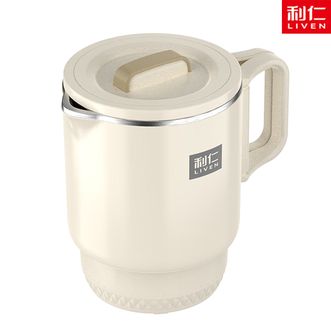 利仁/LIVEN  折叠电水壶 双层防烫304不锈钢无缝烧水壶 全智能点水杯800ml ZDSH-J8060