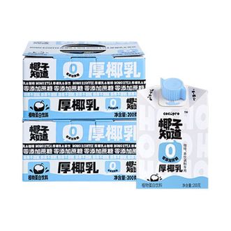 光合植造  椰子知道200g*9盒*2箱0糖厚椰乳自制生椰拿铁