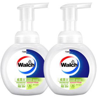 威露士/Walch  泡沫抑菌洗手液青柠盈润 杀菌消毒家用 300ml*2瓶