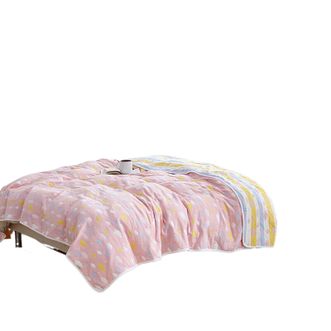 恒源祥  六层纱布毛巾被粉彩云 HYXM301 150*200CM