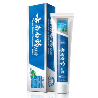 云南白药  牙膏亮白祛渍洁齿护龈清新口气冬青香型牙膏165g