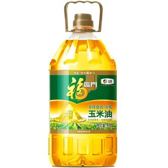 福临门  食用油非转基因压榨一级黄金产地玉米胚芽油 中粮出品 5L*1桶