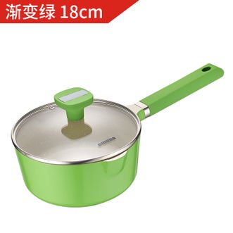 欧美达（OMUDA）  奶锅不粘锅宝宝辅食锅婴儿煎煮炸家用泡面锅小煮锅热牛奶锅18cm        BJT18-F