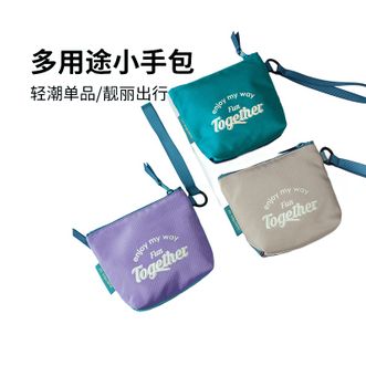 m square  多功能收纳包手机纸巾便携耳机化妆品姨妈巾收纳小手包随身零钱包【颜色随机】