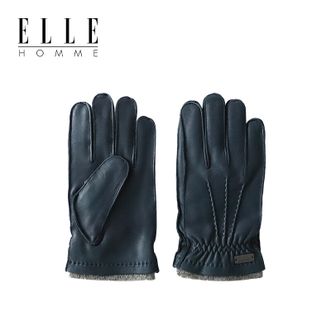 Elle  手套男士羊皮手套 骑行户外保暖 送朋友长辈礼物 春节生日礼物