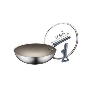 苏泊尔(SUPOR)   无涂层0脱落放心用 可用铁铲 皮实耐用 电磁燃气炉灶通用30cm炒菜锅