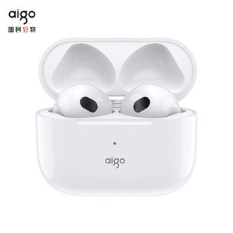 爱国者（aigo）  T60真无线蓝牙耳机迷你 高清通话 半入耳游戏运动跑步耳机 白色