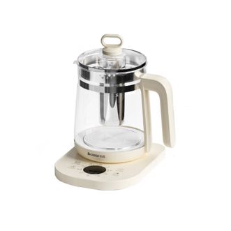 志高/Chigo  养生壶1.8L 多功能恒温玻璃电水壶煮茶壶花茶壶 316材质配滤网 KBE806AH