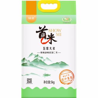 首米  五常大米5kg五谷大使农户直采