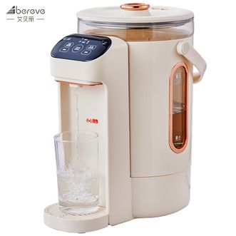 艾贝丽  2.8L恒温电热水瓶开水瓶分体式电水壶可视电热水壶 冲奶泡茶养生壶家用电器暖水壶烧水壶电开水壶ABL-SP37米白色