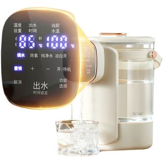 HYUNDAI  电热水壶恒温高硼硅玻璃可视化电热水瓶304不锈钢除氯开水瓶SPD-1035A