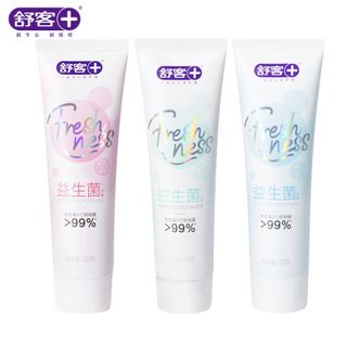 舒客悠净清新益生菌牙膏(草莓+鲜果+薄荷)120g*3 调节酸碱平衡