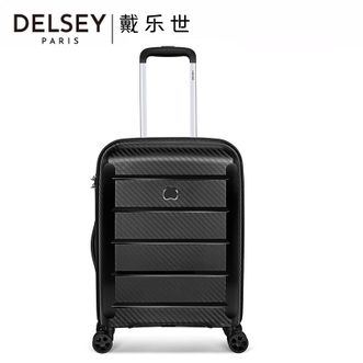 DELSEY  拉杆箱20英寸登机箱密码箱 黑色 20寸