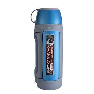 虎牌/Tiger  保温壶水壶保冷壶真空壶运动户外旅行男女水壶MHK-A17C 蓝银色AQ 1.65L