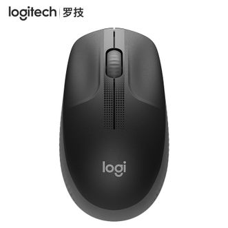 罗技/Logitech M190 全尺寸商务办公电脑无线鼠标