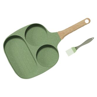 艾博菲（IBF）  哒眼萌早餐煎锅 19cm 牛排煎蛋双用煎锅轻烟少油 IBF2304F