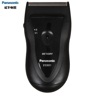 松下/Panasonic  电动剃须刀刮胡刀刮胡子 浮动单刀头干湿两用男士剃胡须刀ES-3831K