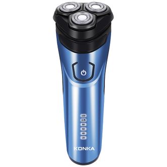 康佳(KONKA)三刀头电动剃须刀自动刮胡刀便携全身水洗电量显示KT-TDO1Pro