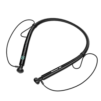 纽曼（Newmine）  大动圈蓝牙运动耳机 颈挂线控通话降噪磁吸耳麦C51 LED数显音乐无线耳塞