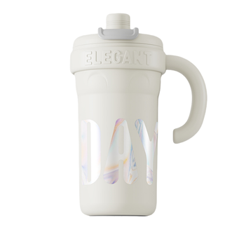 爱仕达/ASD  保温杯大容量水杯316L不锈钢大号吸管冰霸杯女生杯子RWS10P08WG-W