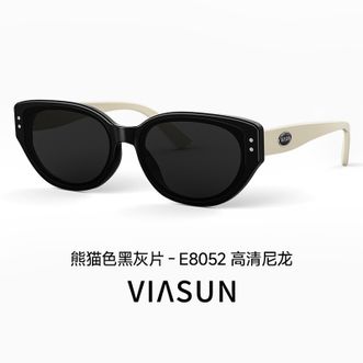 薇尚 ViΛsun  太阳镜 E8052 C-12亮黑框白腿