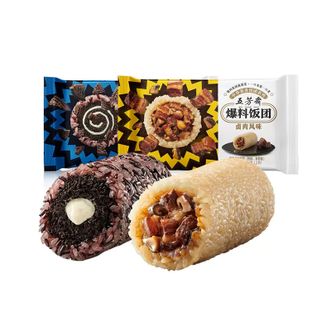 五芳斋  糯米爆料饭团 【2袋6枚】奥奥奶酪*3枚+卤肉*3枚 加热即食速冻速食点心早餐肉松懒人食品