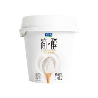 君乐宝（JUNLEBAO）  简醇0添加蔗糖鲜酪乳100g*18杯