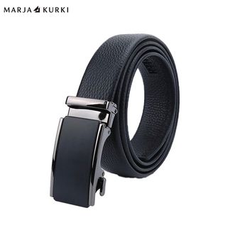 玛丽亚.古琦（MARJA KURKI）  头层牛皮男士商务自动扣皮带 7DD9D1299黑120cm