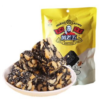 黄老五 黑芝麻酥 休闲食品 四川特产 花生酥糖 506g