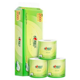 心相印  4层有芯卷筒纸200g家用卫生纸易溶厕纸擦手纸实惠装BT2610 10卷  正品包邮