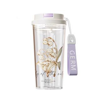  格沵/germ  520ml铃兰系列闪耀水杯 GM141B34089（茵紫）