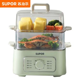 苏泊尔/Supor  电蒸锅  家用蒸包子锅    60分钟旋钮定时  ZN23FK930