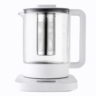 德世朗  养生壶1.5升容量800W功率多功能煮茶器保温烧水壶DDQ-SH207 白色