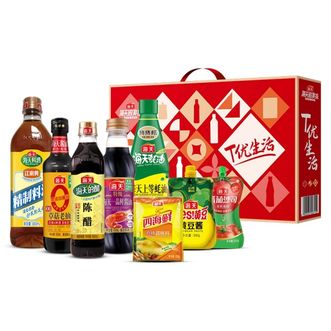 海天  酱油礼盒调味品组合套装 致美味-T优生活C款（特级高端）