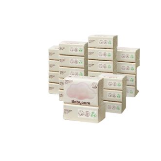 Bc Babycare  云柔巾柔软新生宝宝纸巾 儿童 大人通用保湿柔乳霜面巾抽纸加厚乳霜纸 【大规格装】 4层 108抽*24包 原生木浆 乳霜保湿液