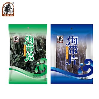 塞翁福  海带结75g+海带片80g组合 精选优质海带干货易泡发 肉质紧实 饱满水润可火锅优质菜肴