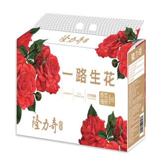 隆力奇  抽纸面巾纸5层（180mmx137mm）*72抽（6包）LLQ-002