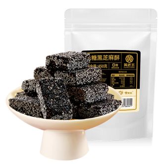 黄老五  奇亚籽无糖黑芝麻酥 450g/袋