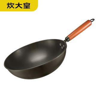炊大皇  老式炒锅家用炒菜锅锅具巨匠炒锅32cm（无盖）CK-72580