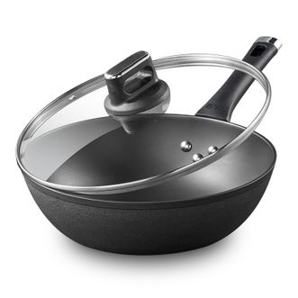 炊大皇（COOKER KING）  炊大皇 铸铁炒锅 无涂层铁锅平底炒菜锅32cm 氮化防锈不挑灶 典精DJ32ZT