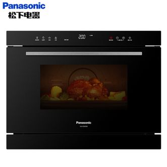 松下/Panasonic  嵌入式 32L微蒸烤一体机 智能温控 蜂巢顶 直喷式蒸汽 多功能三合一 NN-CS8ZMBXPE