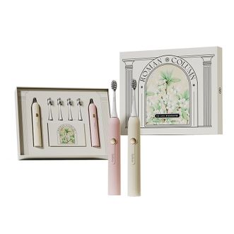 艾优/APIYOO  电动牙刷 成人家用声波震动电动牙刷软毛防水充电式男女通用情人节礼物送女友 电动牙刷(情侣套装)T12-A（新款）