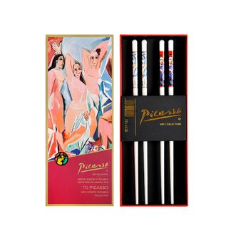 毕加索(PICASSO)陶瓷筷2双套装家用耐高温双人用餐筷子组合P21K02