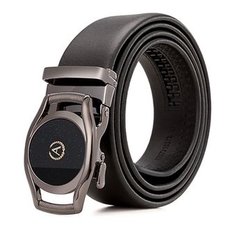 奥康（Aokang）  男士腰带新款时尚大气星空镜面年轻人腰带真皮裤带礼盒装