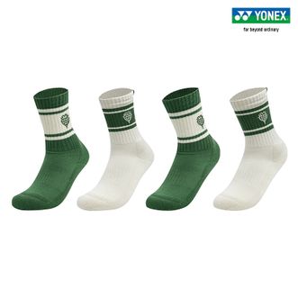 尤尼克斯（YONEX）  羽毛球袜yy专业运动袜男袜19251CR 纯棉加厚毛巾底 袜子 【抗菌型】 均码